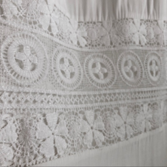 Francesca’s Miami White Lace Shift Dress Small - Picture 8 of 8